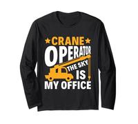 El Cielo Es Mi Oficina - Funny Crane Operator Manga Larga