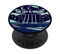 El Cielo está Equivocado - Dreamcore Empty Playground Diseño Espeluznante PopSockets PopGrip Adhesivo