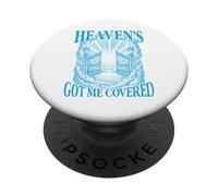 El Cielo me Tiene Cubierto la fe Cristiana PopSockets PopGrip Adhesivo