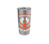 El cielo necesitaba un héroe que Dios escogió el mío en memoria de mi abuela Vaso térmico de acero inoxidable de doble pared