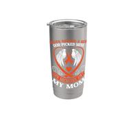 El cielo necesitaba un héroe que Dios escogió el mío en memoria de mi madre Vaso térmico de acero inoxidable de doble pared