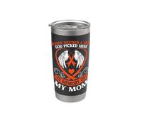 El cielo necesitaba un héroe que Dios escogió el mío en memoria de mi madre Vaso térmico de acero inoxidable de doble pared