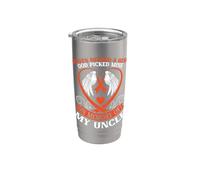 El cielo necesitaba un héroe que Dios escogió el mío en memoria de mi tío Vaso térmico de acero inoxidable de doble pared