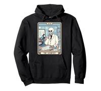 El Científico Ciencia Químico Tarot Tarjeta Esqueleto Científico Sudadera con Capucha