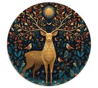 El Ciervo en el Bosque, al Amparo de la Noche Rompecabezas para Adultos || De Diversión Familiar 1000pcs (67.5x67.5cm)