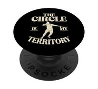 El Círculo es mi Territorio Shot Put PopSockets PopGrip Adhesivo