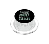 El Clarinete bajo me Hace Olvidar Todos mis Agudos PopSockets PopGrip para MagSafe