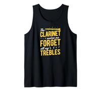 El Clarinete me Hace Olvidar Todos mis Agudos Camiseta sin Mangas