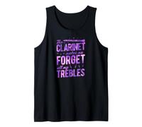 El Clarinete me Hace Olvidar Todos mis Agudos Camiseta sin Mangas