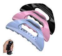 El Clip Acogedor, Pinza Plana Suave Con Mordaza, Accesorio Para El Cabello Para Mujeres Con Cabello Grueso, Sujeción Fuerte, Antideslizante, Ligera, Grande Y Flexible, Ideal Para Peinar(3PCS-A)