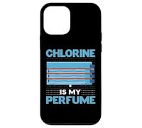 El cloro es mi perfume Nadar nadador Natación Deporte acuático Carcasa para iPhone 12 mini