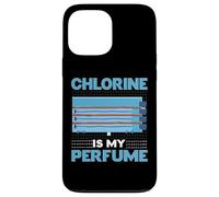 El cloro es mi perfume Nadar nadador Natación Deporte acuático Carcasa para iPhone 13 Pro Max