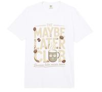 El Club de Maybe Later Porque más Tarde Significa Nunca café Comfort Colors Adult Heavyweight T-Shirt