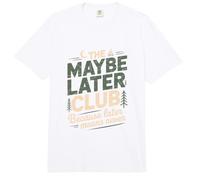 El Club Tal Vez Más Tarde Porque Más Tarde Significa Nunca Bosque Comfort Colors Adult Heavyweight T-Shirt