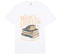 El Club Tal Vez más Tarde Porque más Tarde Significa Nunca búho Comfort Colors Adult Heavyweight T-Shirt