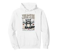 El Club Tal Vez Más Tarde Porque Más Tarde Significa Nunca Mapache Sudadera con Capucha