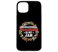 El Coaching instruccional es mi Entrenador de Maestros de Mermelada Strawberry Carcasa para iPhone 15 Plus