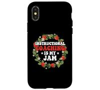 El Coaching instruccional es mi Entrenador de Maestros de Mermelada Strawberry Carcasa para iPhone X/XS