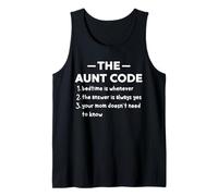 El código de la tía La Hora de acostarse es Siempre Que la Respuesta es Siempre sí Camiseta sin Mangas