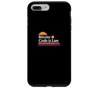 El código es ley bitcoin blockchain seguridad sats confía en bitcoin Carcasa para iPhone 7 Plus/8 Plus