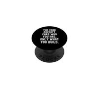 El código no le Importa quién Eres audaz PopSockets PopGrip Adhesivo