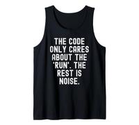 El código Solo se Preocupa por The Run Mindful Men Women Camiseta sin Mangas