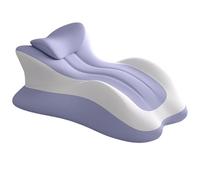 El cojín de Cadera de la Pareja, la Almohada de Cama propensa en Forma de cuña ergonómica, la Cubierta extraíble, fácil de Limpiar, Ideal para soportar la Espalda, el Cuello y Las piernas Purple-Grey