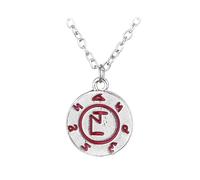 El collar de la Ciudad de Huesos de los Instrumentos Mortales Runa de Poder Angélico Cazadores de Sombras Símbolo de color plata Colgante Joyería Regalos de hombres