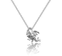 El collar del dragón del espíritu del dragón regalo animal para las mujeres regalo gótico encanto del dragón joyería, Acero inoxidable