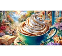 El Color Caramelo es cálido. Puzzle de 1000 Piezas para Adultos - Juego Familiar Divertido DesaFío edugatoivo diFícil 75x50/1000pcs