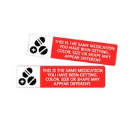 El color, el tamaño o la forma pueden variar, pero la eficacia sigue siendo la misma etiqueta adhesiva, etiquetas de información de recambio de 40 x 10 mm, 1000 unidades por paquete