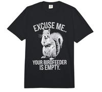 El comedero para pájaros Squirrel Disculpe Me Your está vacío, Amante de los Animales Comfort Colors Adult Heavyweight T-Shirt