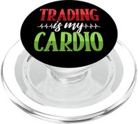 El Comercio es mi Cardio - Crypto Stock Market Money Investing PopSockets PopGrip para MagSafe