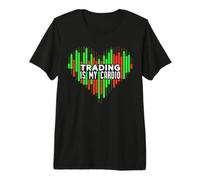 El Comercio es mi Cardio Cryptocurrency Day Trading Crypto Heart Camiseta Premium