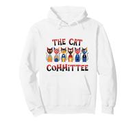 El Comité de Gatos Divertido Amante de los Gatos Humor Sudadera con Capucha
