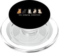 El Comité de Jueces Amantes de los Gatos Panel de Jueces Dueño de Mascotas PopSockets PopGrip para MagSafe