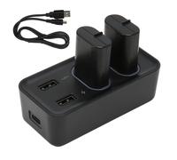 El compañero de energía del jugador, kit de batería recargable con estación de carga dual facilita la recarga sin esfuerzo, el indicador de luz
