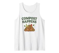 El compost sucede - Jardinería ecológica divertida y linda Camiseta sin Mangas