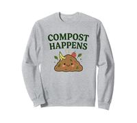 El compost sucede - Jardinería ecológica divertida y linda Sudadera