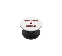 El Comunismo apesta - Estados Unidos Primer Socialismo anticomunista PopSockets PopGrip Adhesivo