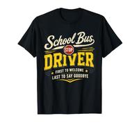 El Conductor de autobús de Regreso a Clases Primero en Dar la Bienvenida Camiseta