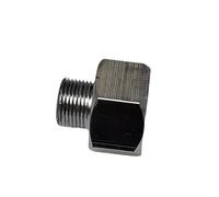 El conector de válvula angular se utiliza for conectar grifos, accesorios de tubería de agua F1/2"- M M14x1 F1/2"- F M15x1(F1l2-M14x1)