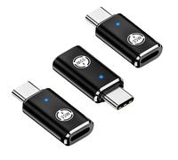 El Conector USB C Li-ght-ing admite 35W PD, 3 Li-ght-ing a USB - c, Compatible con la Serie Phone 15 / Sa-msung y Otros Dispositivos c, para Carga rápida/transmisión de Datos, Negro