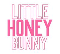 El conejito de Pascua salta y busca a mi primer bebé Pegatinas de pared de vinilo 67.2x67.7cm Cultura del tatuaje Rosa