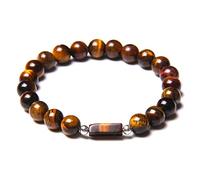 El Conjunto De Cristal Puede Aliviar Su Estrés, Puede Verter Las Cosas Que Le Molestan, Eliminar La Energía Negativa, Brindarle Un Estado De Ánimo Agradable, Bueno Para La Meditación Y Promover El Sueño Material Confiable: El,ojo De Tigre,17CM