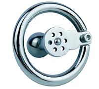 El conjunto de jaula de castidad de acero inoxidable combina un dilatador uretral extraíble y un diseño exclusivo de fetichista para brindar a los hombres la mejor experiencia BDSM.(40mm)