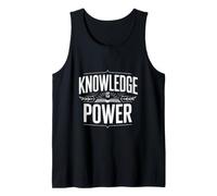 El Conocimiento es Poder Camiseta sin Mangas