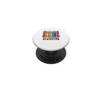 El Conocimiento no Tiene Etiquetas Rainbow Books Educación Orgullo PopSockets PopGrip Adhesivo