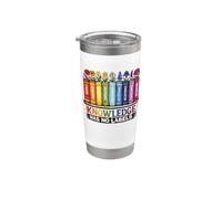 El conocimiento no tiene etiquetas Rainbow Books Educación Orgullo Vaso térmico de acero inoxidable de doble pared