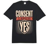 El consentimiento es Feminismo obligatorio Comfort Colors Adult Heavyweight T-Shirt